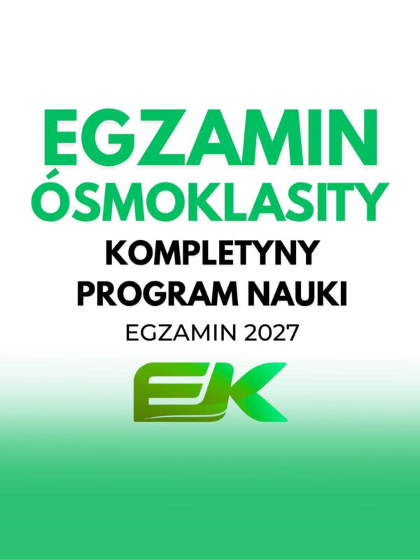Egzamin ósmoklasisty - kompletny program nauki